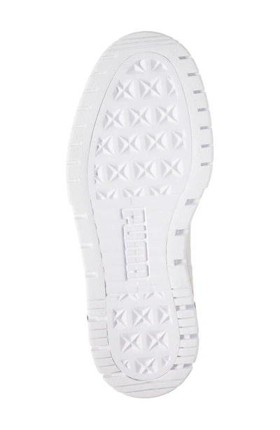 Puma Mayze Crashed Platform Sneaker In  White- Black
