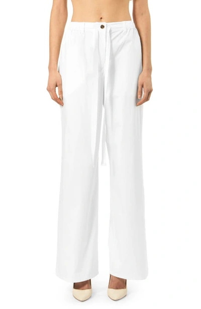 Shop Interior Clarence Cotton Pants In Ecru