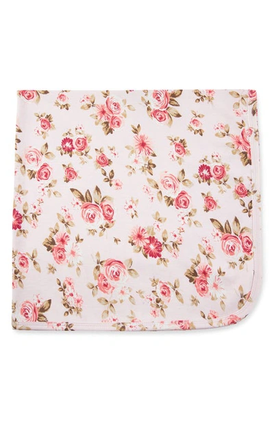 Shop Little Me Tea Roses Blanket In Pink