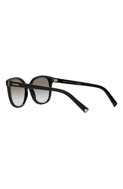 Shop Prada 53mm Square Sunglasses In Black