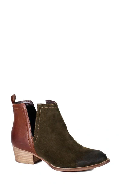 Shop Diba True Stop By Bootie In Military/ Butterscotch