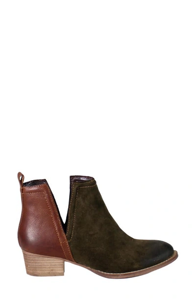 Shop Diba True Stop By Bootie In Military/ Butterscotch