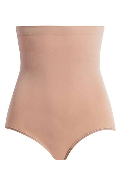 Spanx Everyday Shaping High Waist Panty In Cafe Au Lait