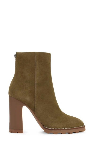 Karl Lagerfeld Peppy Bootie In Olive