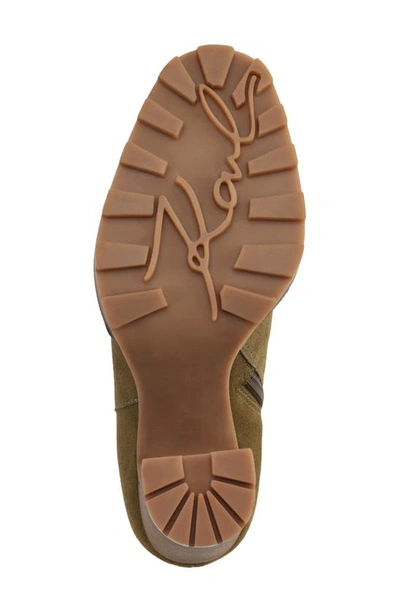 Karl Lagerfeld Peppy Bootie In Olive
