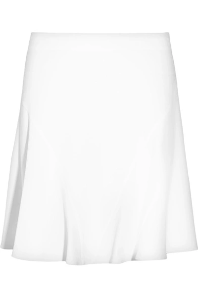 Stella Mccartney Stretch-cady Mini Skirt In White