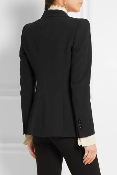 Shop Alexander Mcqueen Crepe Blazer