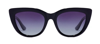 Shop Hawkers B.porter Hbpo22bgtp Bgtp Cat Eye Polarized Sunglasses In Grey