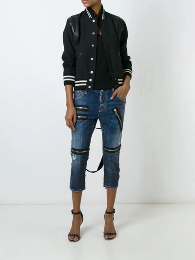 Shop Dsquared2 'cool Girl' Cropped Jeans