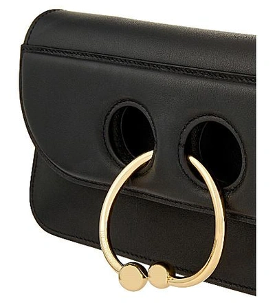 Shop Jw Anderson Pierce Small Leather Cross-body Bag In Black