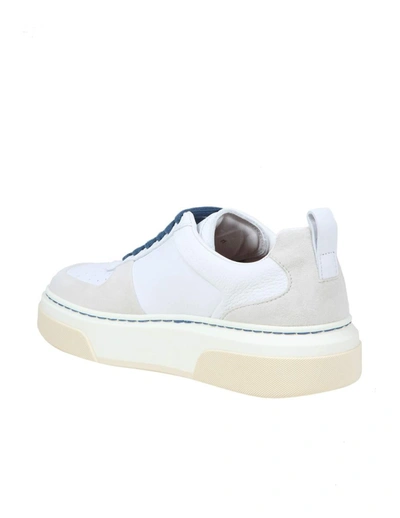 Shop Ferragamo Sneakers In Soft Calf Leather In White