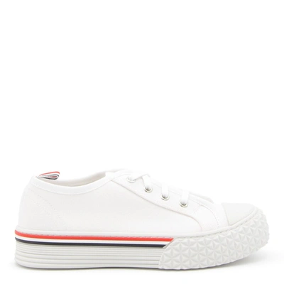 Shop Thom Browne Sneakers White