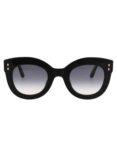 Shop Isabel Marant Sunglasses In 8079o Black