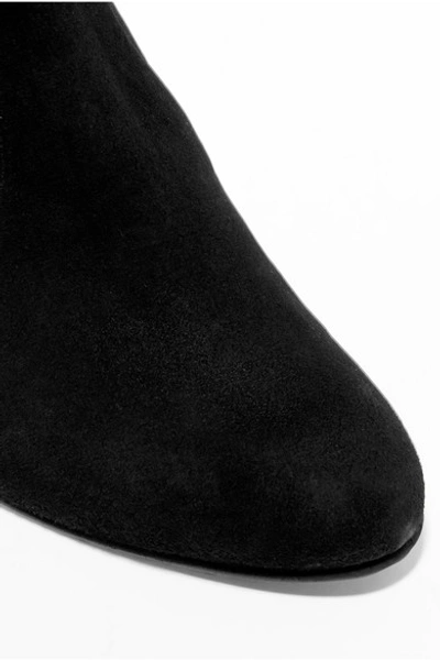 Shop Stuart Weitzman Highland Stretch-suede Over-the-knee Boots