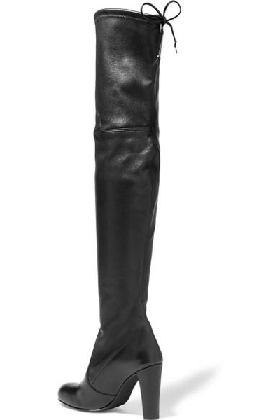 Shop Stuart Weitzman Highland Leather Over-the-knee Boots