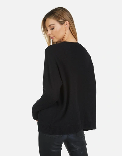 Lauren Moshi Ladona Crystal Electric Elephant In Black
