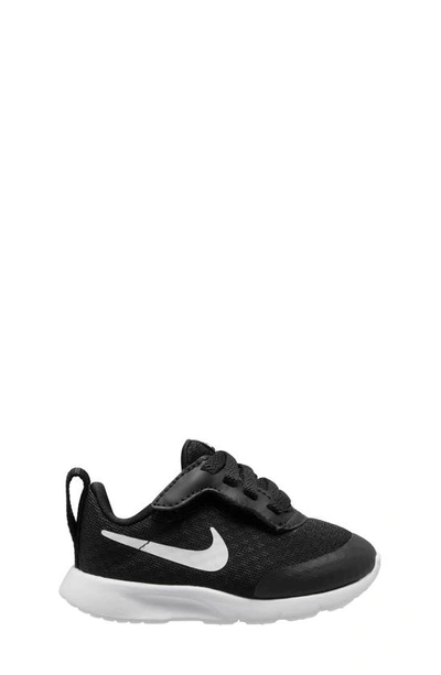 Shop Nike Kids' Tanjun Ez Sneaker In Black/ White/ White