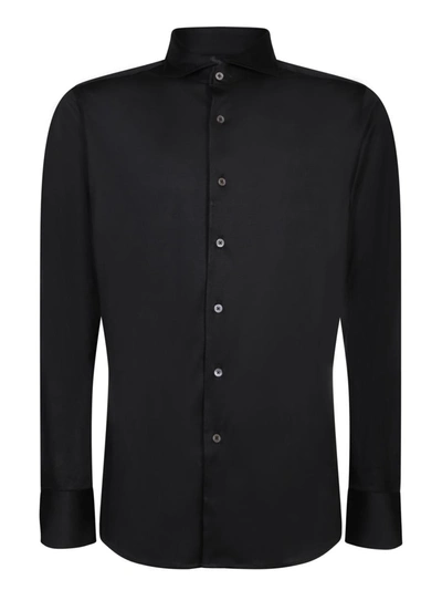 Shop Canali Shirts In Black