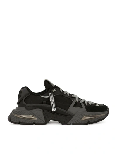 Shop Dolce & Gabbana Airmaster Chunky Sneakers In Black
