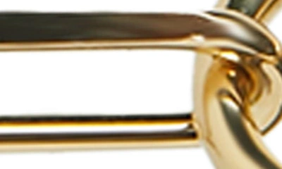 Argento Vivo Huggie Link Linear Earrings In Gold