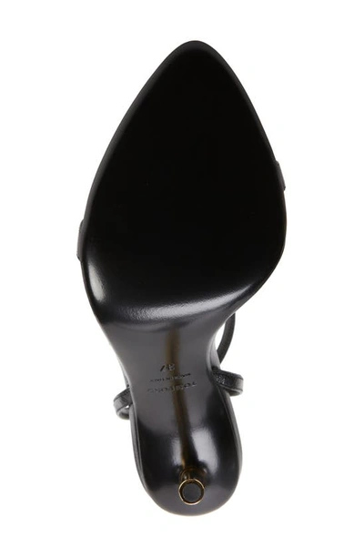 Tom Ford Padlock 85 Naked Pointy Sandals In Calf Leather In Black