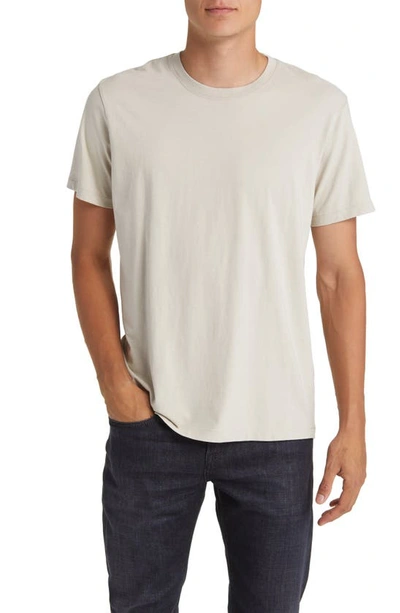 Shop Frame Logo Cotton T-shirt In Oatmeal