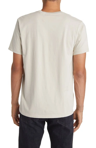 Shop Frame Logo Cotton T-shirt In Oatmeal