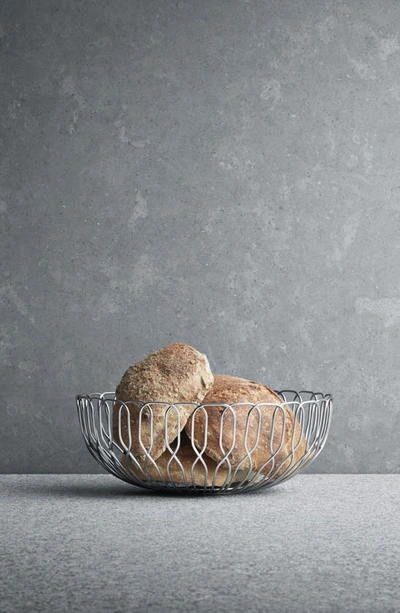 Shop Georg Jensen Alfredo Small Bread Basket In Silver