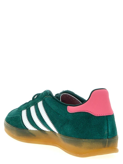 Shop Adidas Originals 'gazelle Indoor' Sneakers In Green