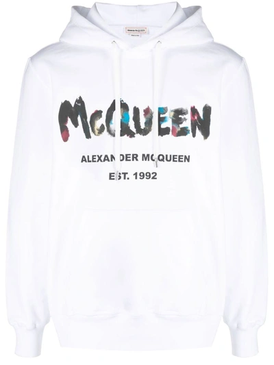Shop Alexander Mcqueen Jerseys & Knitwear In Whitemix
