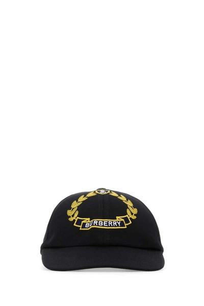 Shop Burberry Hats In Black