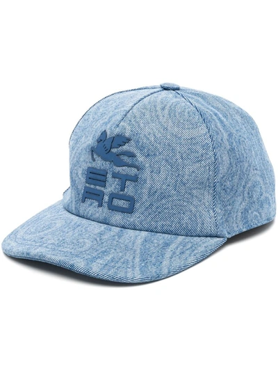 Shop Etro Hats Blue