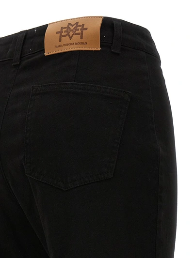 Shop Mvp Wardrobe 'bonnet' Jeans In Black