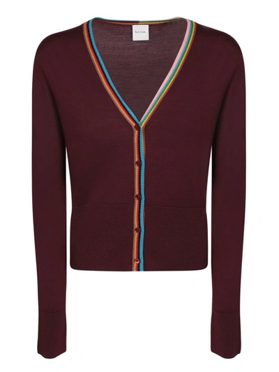 Shop Paul Smith Cardigans In Red
