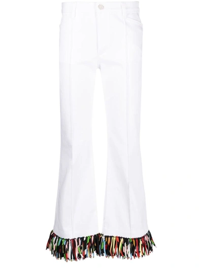 Shop Emilio Pucci Pucci Trousers White