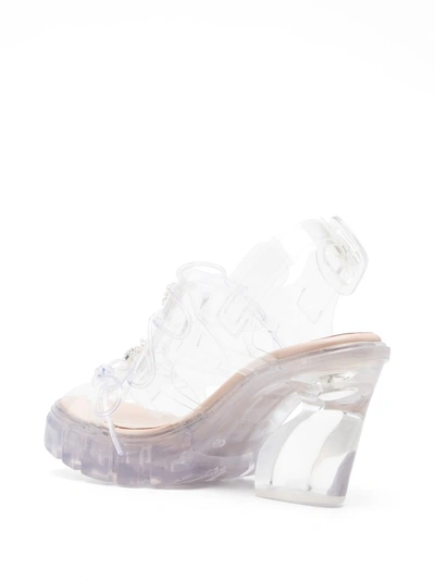 Shop Simone Rocha Sandals In White