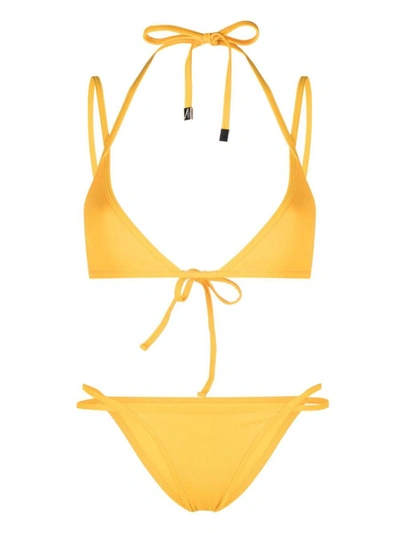 Shop Attico The  Bikini In Yellow