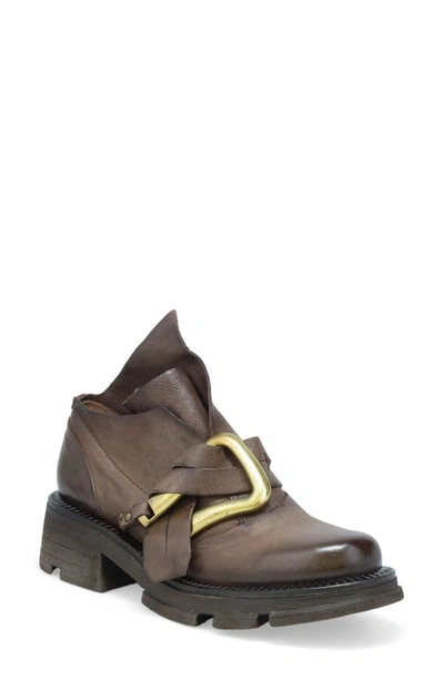 Shop As98 Laken Lug Sole Bootie In Chocolate