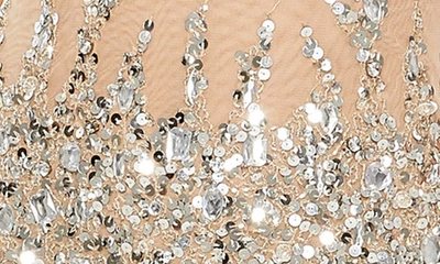 Shop Mac Duggal Sequin Embellished One-shoulder Cocktail Minidress In Silver