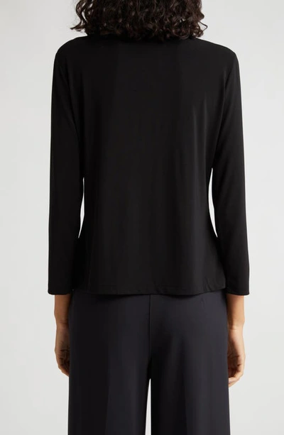 Vince Long Sleeve Button-up Shirt In Black
