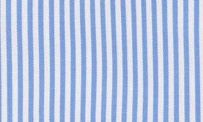 Shop Eton Slim Fit Stripe Cotton Dress Shirt In Blue