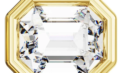 Shop Swarovski Dextera Crystal Drop Earrings In Gold
