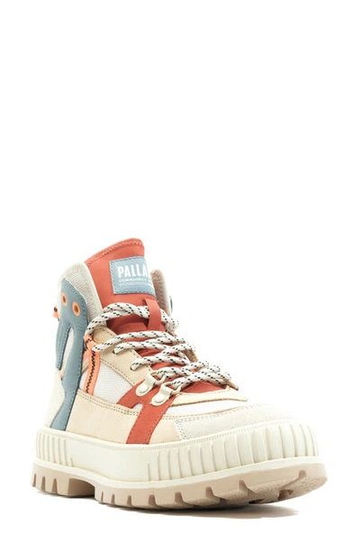 Shop Palladium Pallashock Outcity Sneaker In Almond Milk