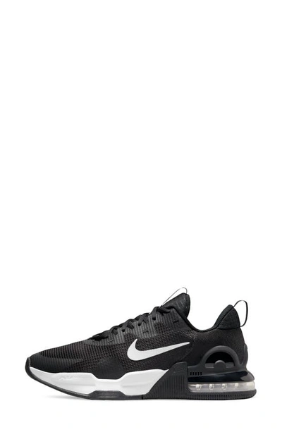 Shop Nike Air Max Alpha Trainer 5 Running Shoe In Black/ Black/ White