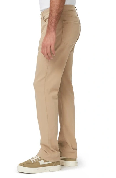 Shop Paige Federal Slim Straight Leg Jeans In Wheat Harvest