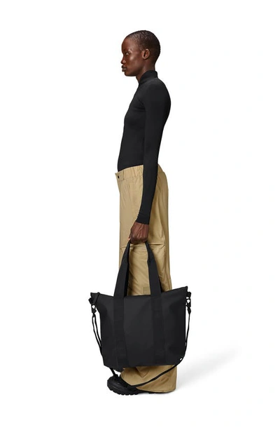 Rains Waterproof Tote Bag In Black