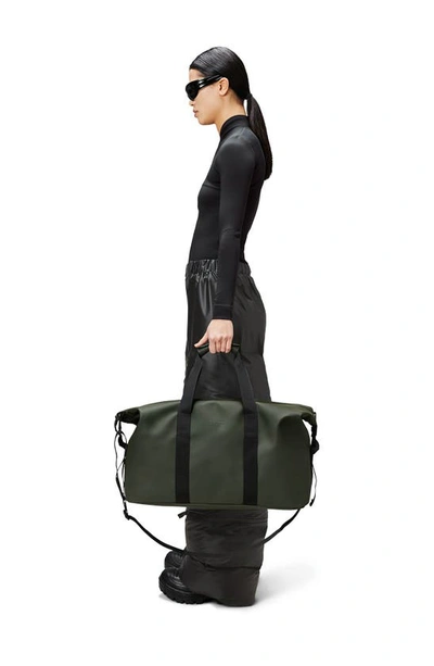 Rains Hilo Waterproof Weekend Bag In Green