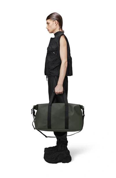 Rains Hilo Waterproof Weekend Bag In Green