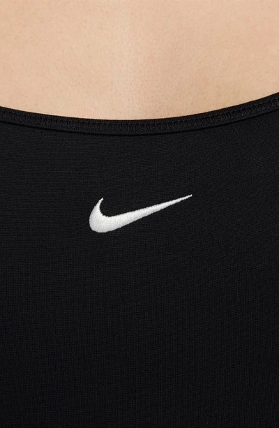 Shop Nike Essentials Bodysuit In Black/ Sail