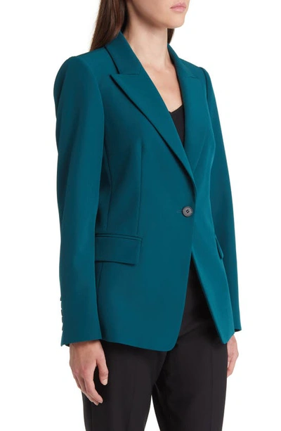 Kobi Halperin Jordi Single-button Twill Jacket In Sea Moss